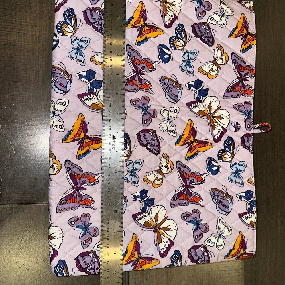 Vera Bradley Purple Butterflies Laptop Case Cover Pouch NWT